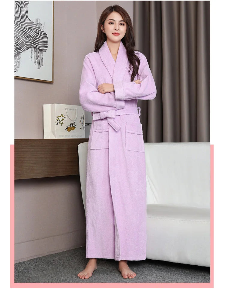 Peignoir de Bain Uni Femme