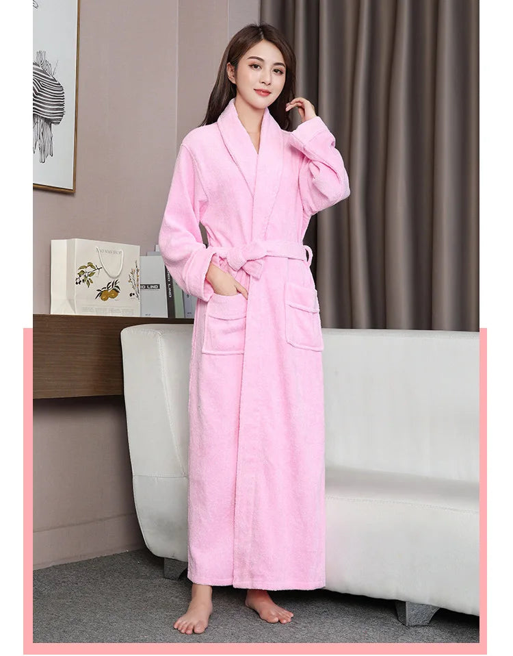 Peignoir de Bain Uni Femme