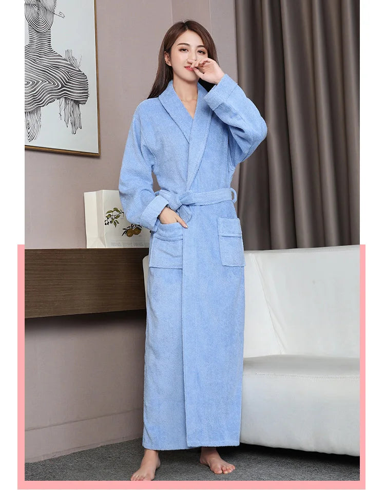 Peignoir de Bain Uni Femme