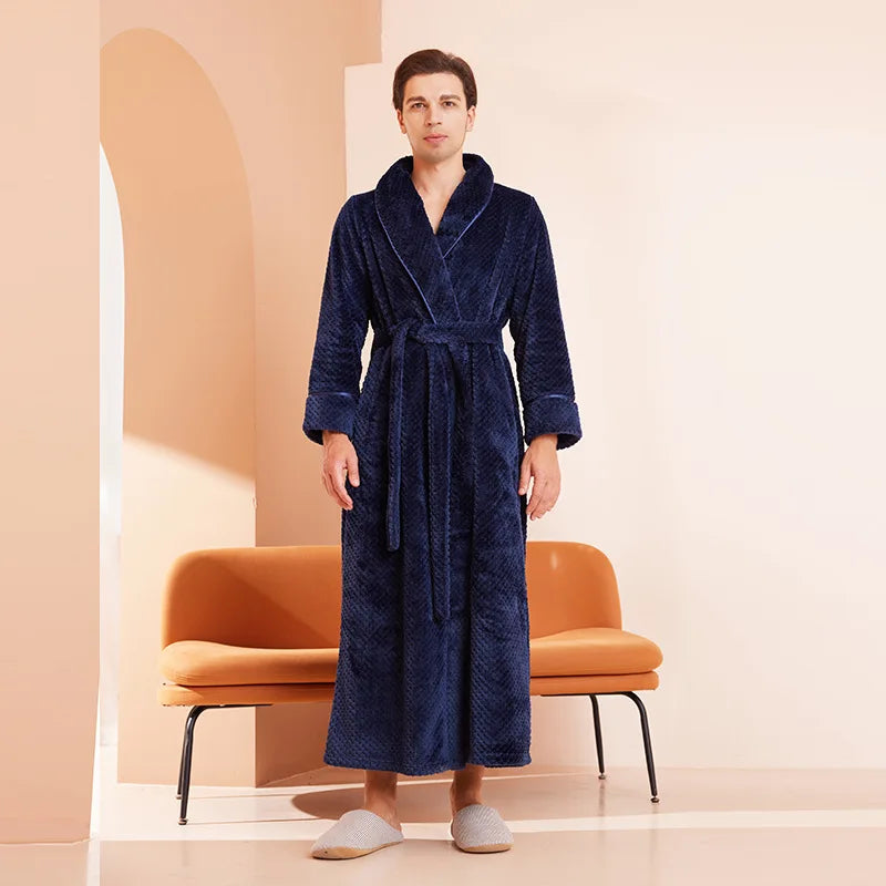 Peignoir Homme Long Uni