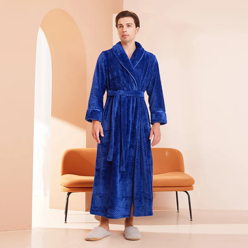 Peignoir Homme Long Uni