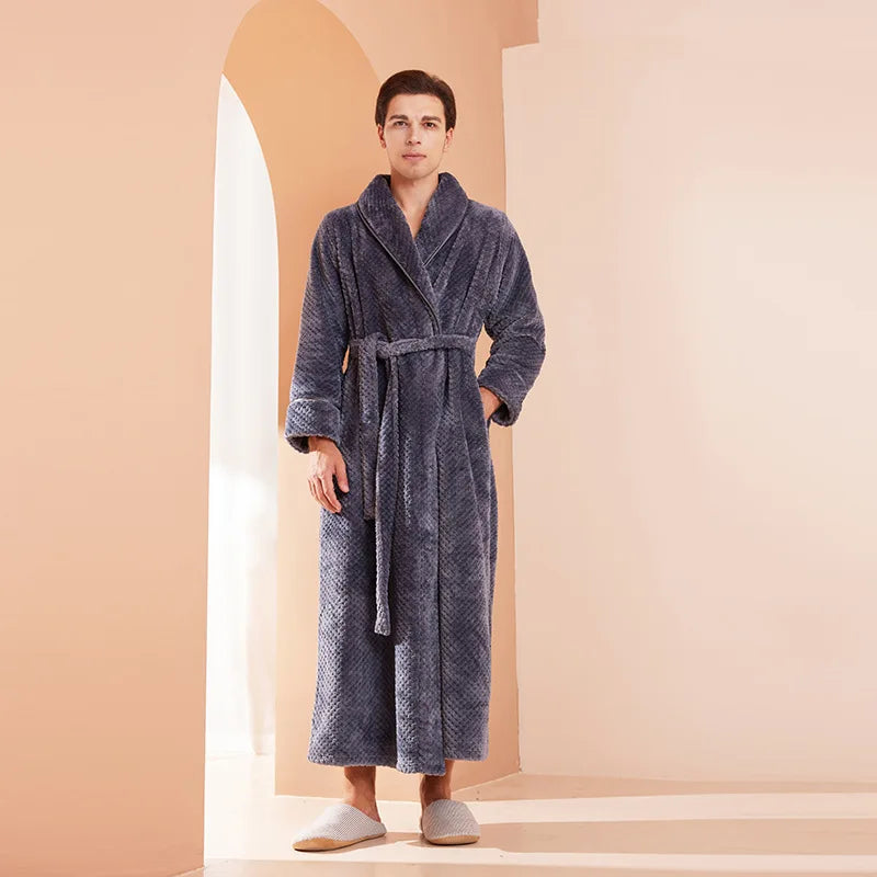 Peignoir Homme Long Uni