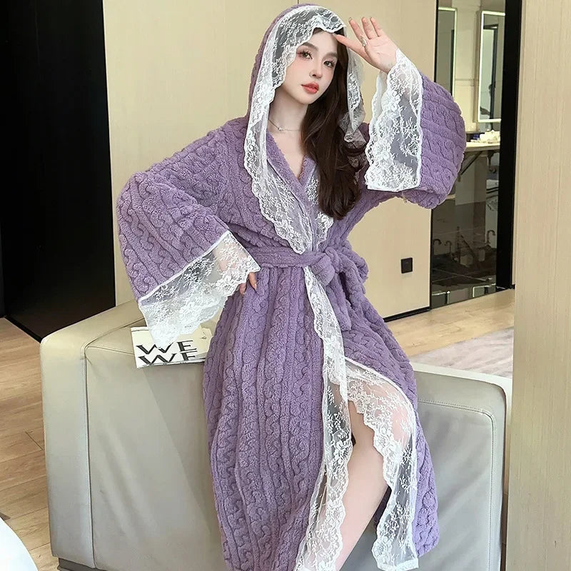 Peignoir Femme Chaud