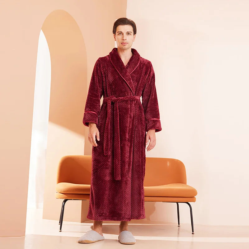 Peignoir Homme Long Uni
