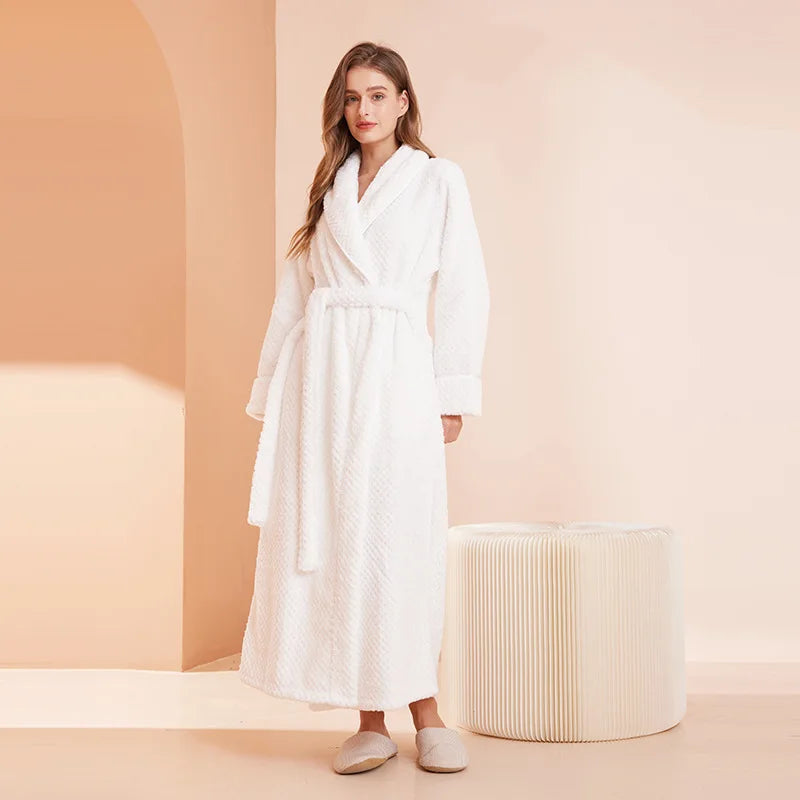 Peignoir Femme Long Uni