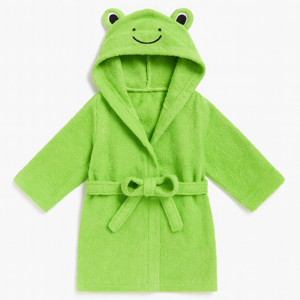 Peignoir De Bain Enfant Grenouille
