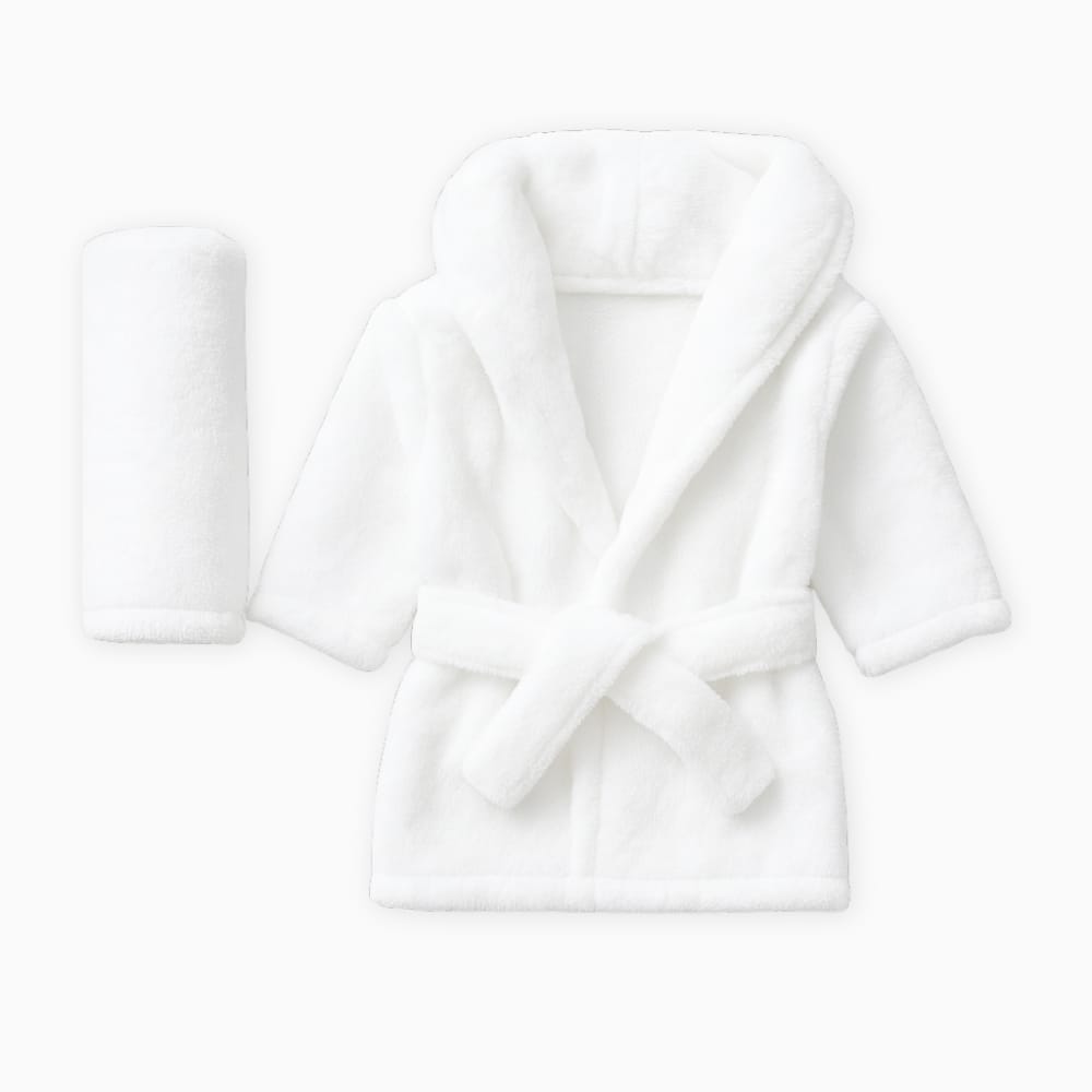 Le Prestige du Peignoir Ensemble Peignoir Bébé avec Serviette