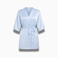 Le Prestige du Peignoir Peignoir Court Satin Femme