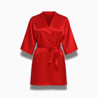 Le Prestige du Peignoir Peignoir Court Satin Femme