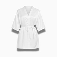 Le Prestige du Peignoir Peignoir Court Satin Femme