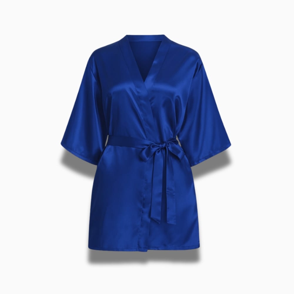 Le Prestige du Peignoir Peignoir Court Satin Femme
