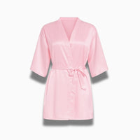 Le Prestige du Peignoir Peignoir Court Satin Femme
