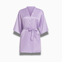 Le Prestige du Peignoir Peignoir Court Satin Femme