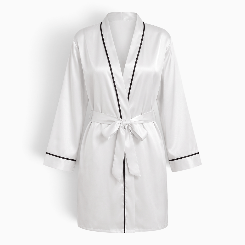 Le Prestige du Peignoir Peignoir D'intérieur Femme Élégant