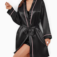 Le Prestige du Peignoir Peignoir D'intérieur Femme Élégant
