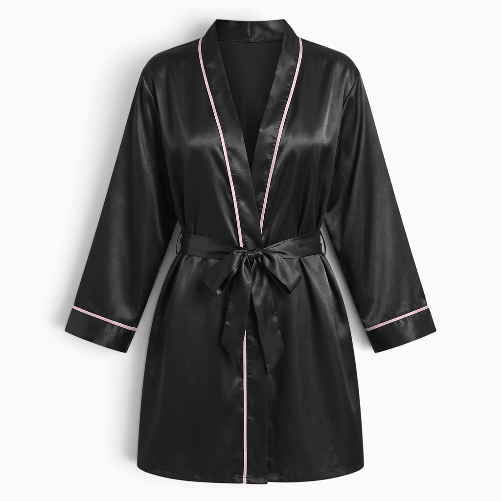 Le Prestige du Peignoir Peignoir D'intérieur Femme Élégant