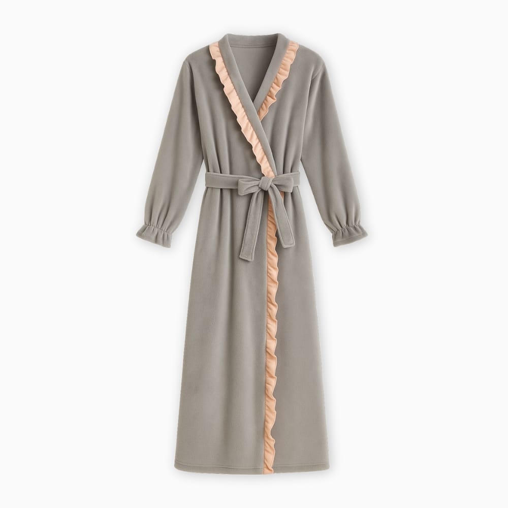 Le Prestige du Peignoir Peignoir D'Intérieur Femme Velours