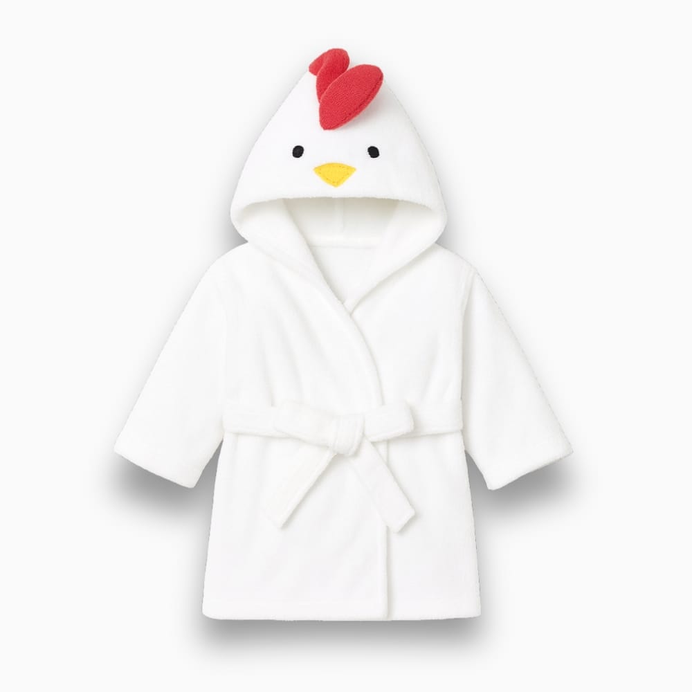 Le Prestige du Peignoir Peignoir de Bain Enfant Poulet