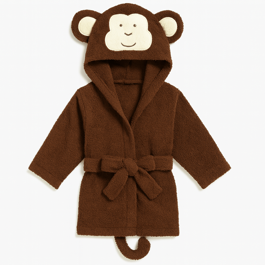 Le Prestige du Peignoir Peignoir de Bain Enfant Singe