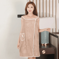 Le Prestige du Peignoir Peignoir de Bain Femme 2 en 1 Serviette