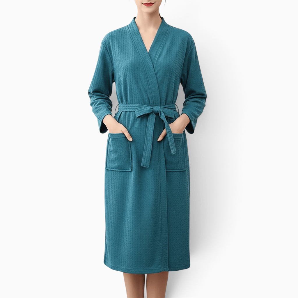Le Prestige du Peignoir Peignoir de Bain Femme Gaufré
