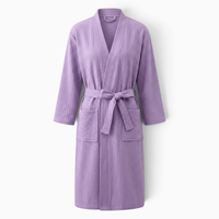 Le Prestige du Peignoir Peignoir de Bain Femme Gaufré