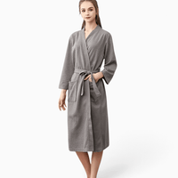 Le Prestige du Peignoir Peignoir de Bain Femme Gaufré