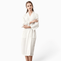 Le Prestige du Peignoir Peignoir de Bain Femme Gaufré