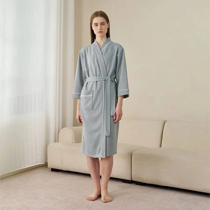 Le Prestige du Peignoir Peignoir de Bain Femme Uni Long