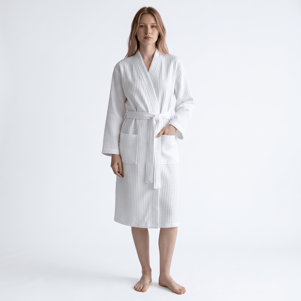 Le Prestige du Peignoir Peignoir de Bain Gaufré Femme