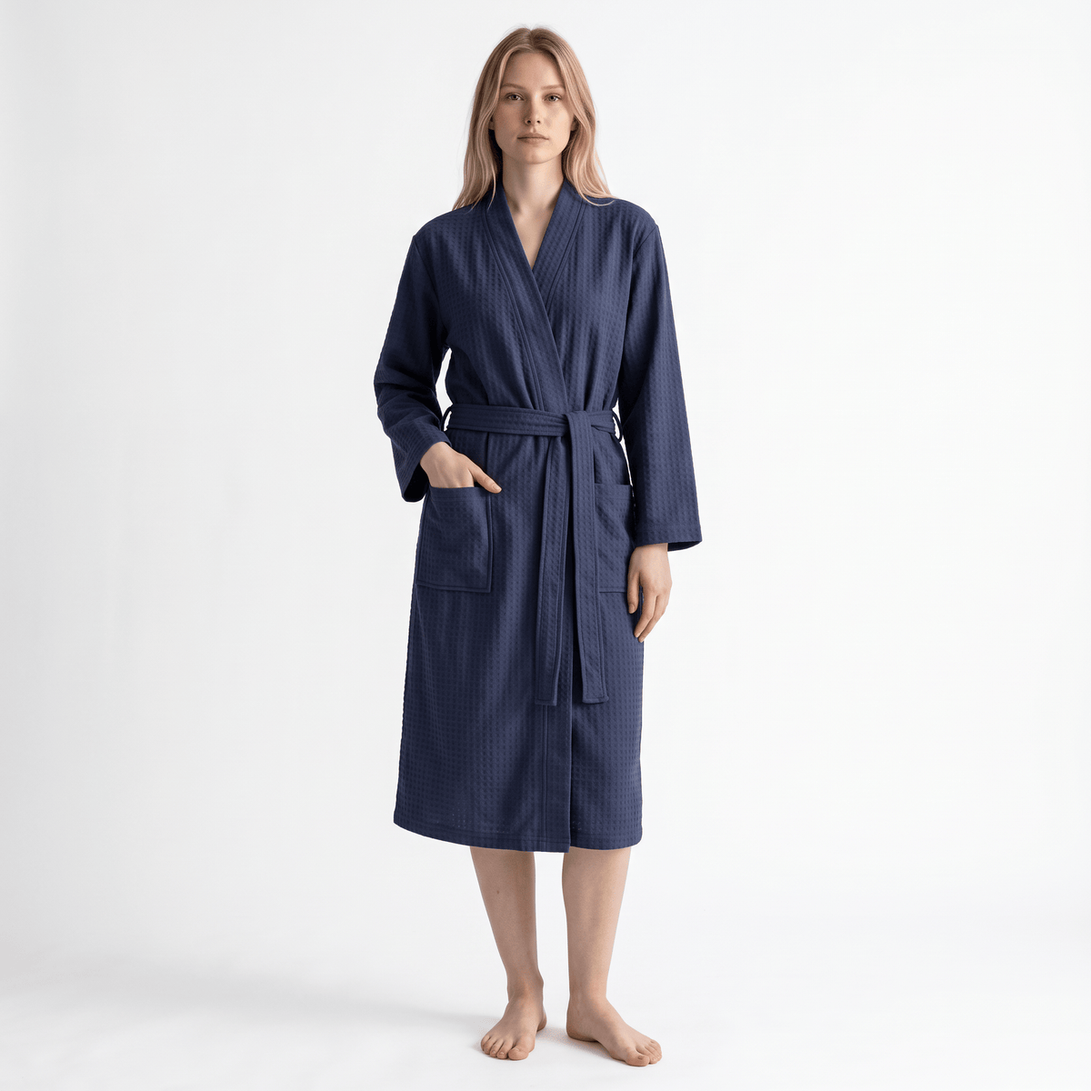 Le Prestige du Peignoir Peignoir de Bain Gaufré Femme