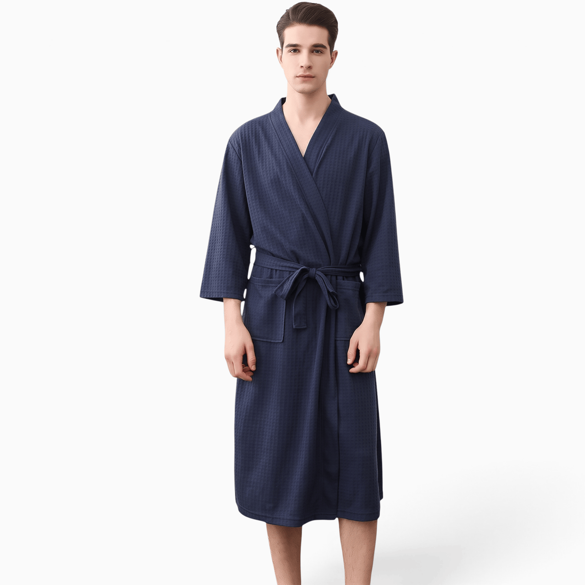 Le Prestige du Peignoir Peignoir de Bain Homme Gaufré