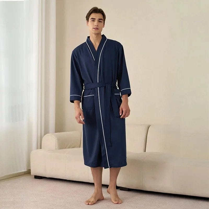 Le Prestige du Peignoir Peignoir de Bain Homme Uni Long