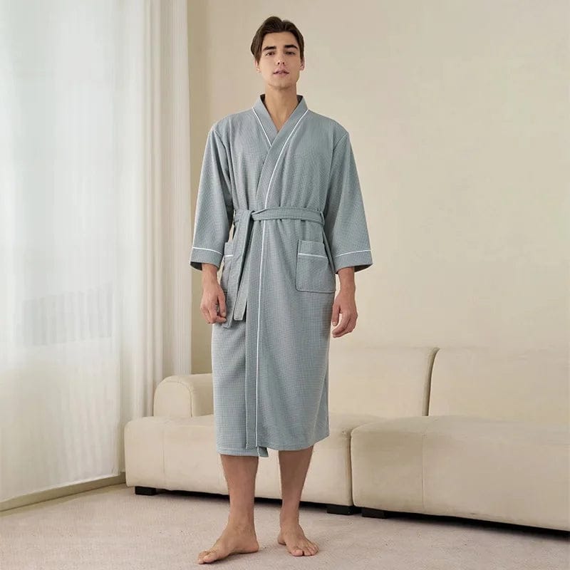 Le Prestige du Peignoir Peignoir de Bain Homme Uni Long