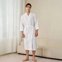 Le Prestige du Peignoir Peignoir de Bain Homme Uni Long