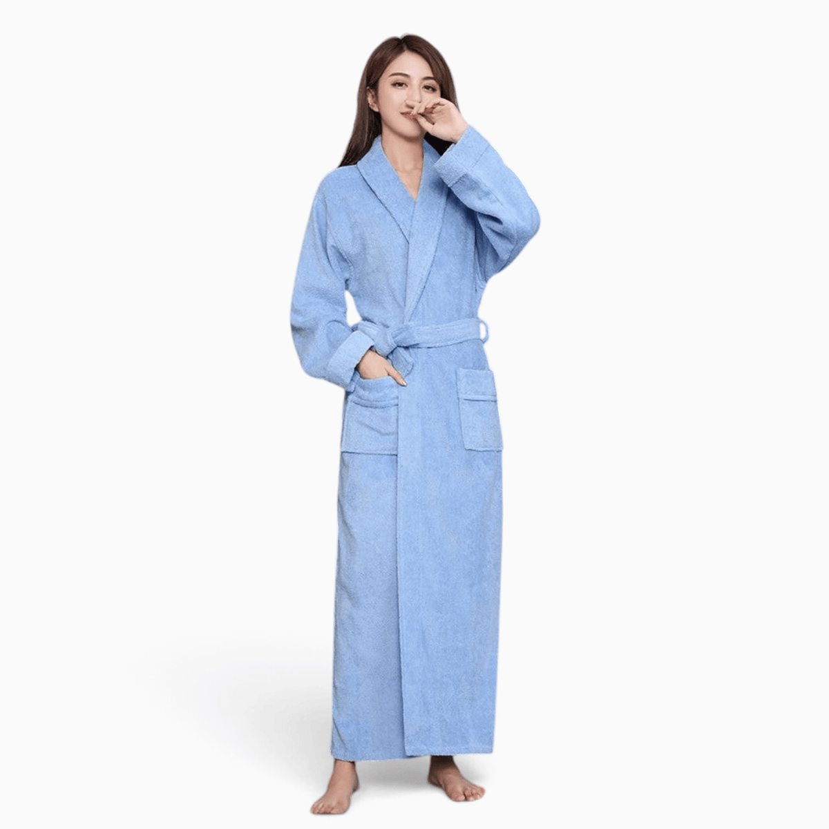 Le Prestige du Peignoir Peignoir de Bain Uni Femme