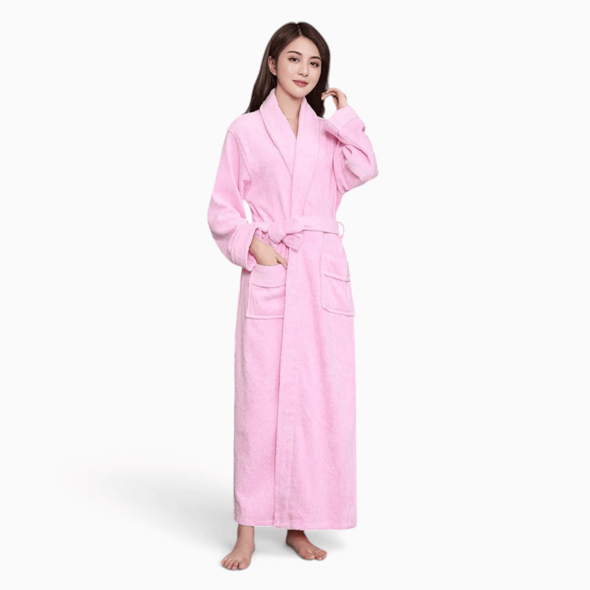 Le Prestige du Peignoir Peignoir de Bain Uni Femme