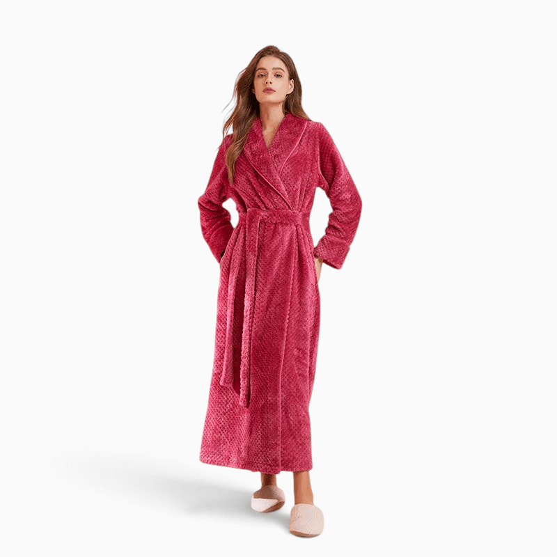 Le Prestige du Peignoir Peignoir Femme Long Uni
