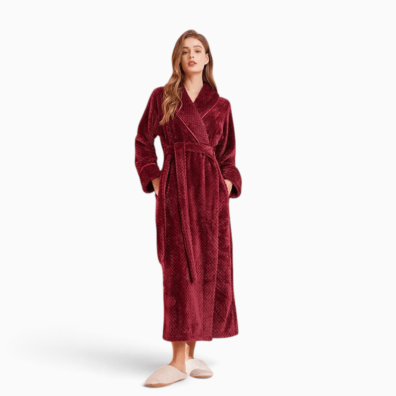 Le Prestige du Peignoir Peignoir Femme Long Uni