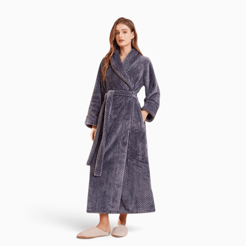 Le Prestige du Peignoir Peignoir Femme Long Uni