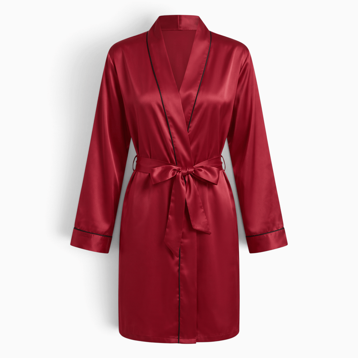 Le Prestige du Peignoir Peignoir Femme Satin Court Léger