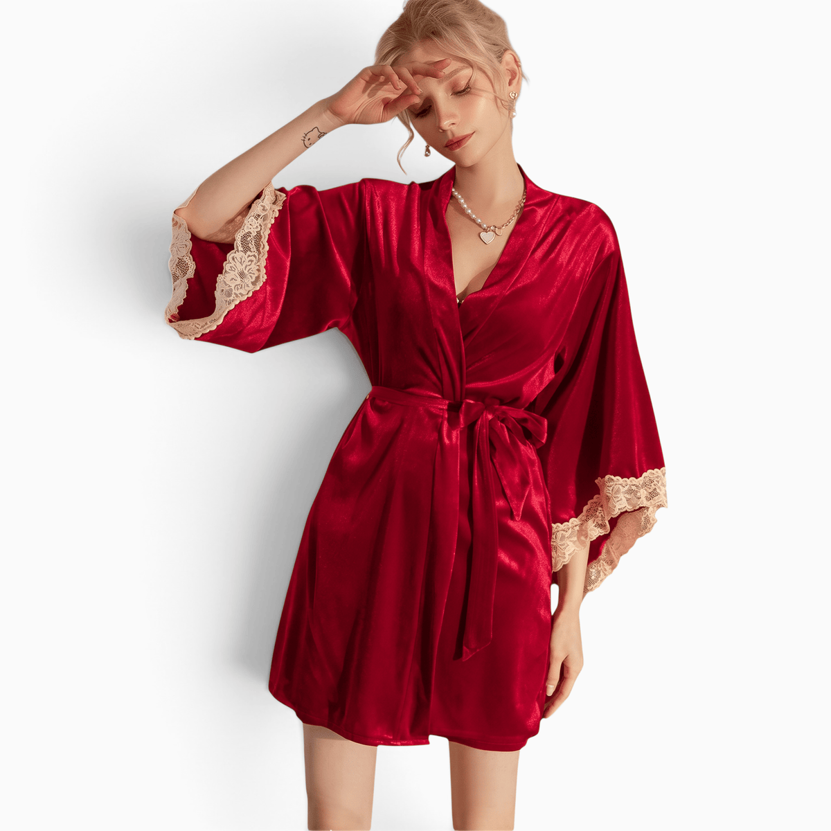 Le Prestige du Peignoir Peignoir Femme Velours Court