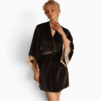 Le Prestige du Peignoir Peignoir Femme Velours Court