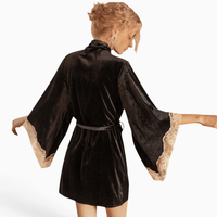 Le Prestige du Peignoir Peignoir Femme Velours Court