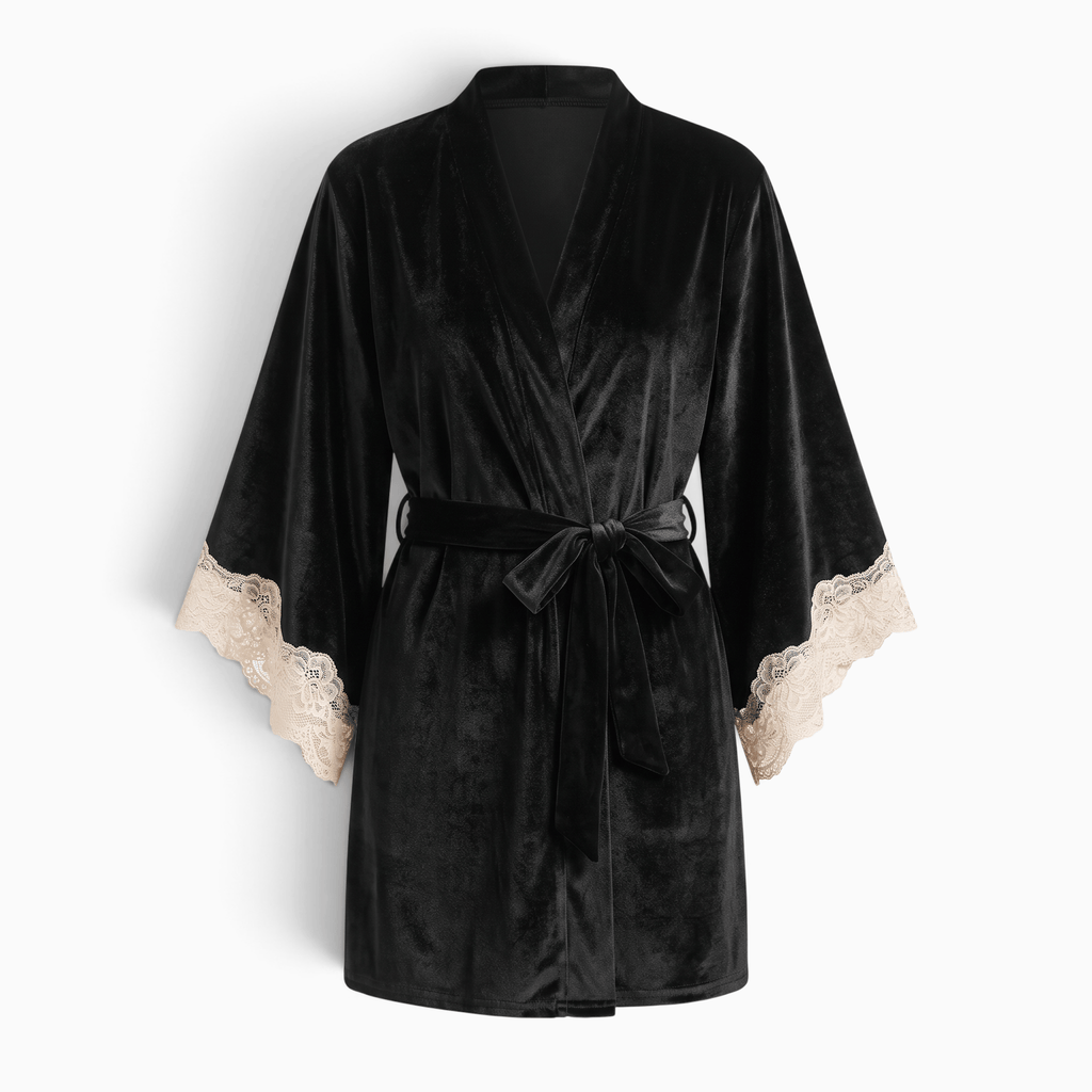 Le Prestige du Peignoir Peignoir Femme Velours Court
