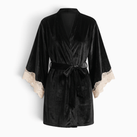 Le Prestige du Peignoir Peignoir Femme Velours Court