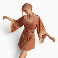 Le Prestige du Peignoir Peignoir Femme Velours Court