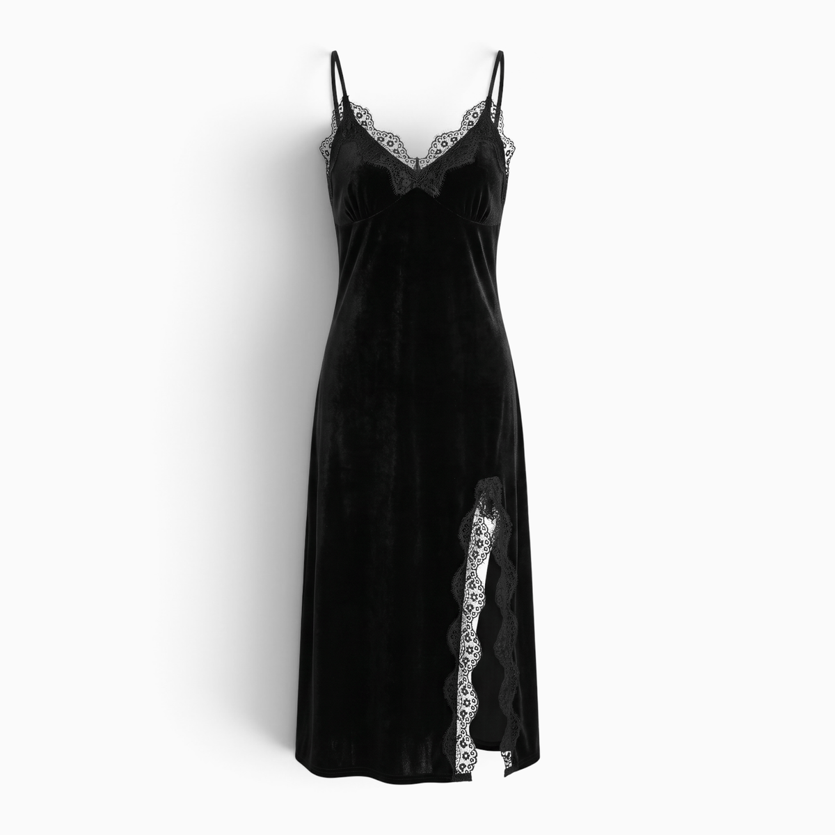 Le Prestige du Peignoir Peignoir Femme Velours Dentelle