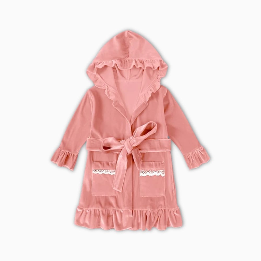 Le Prestige du Peignoir Peignoir Fille Chaud à Capuche
