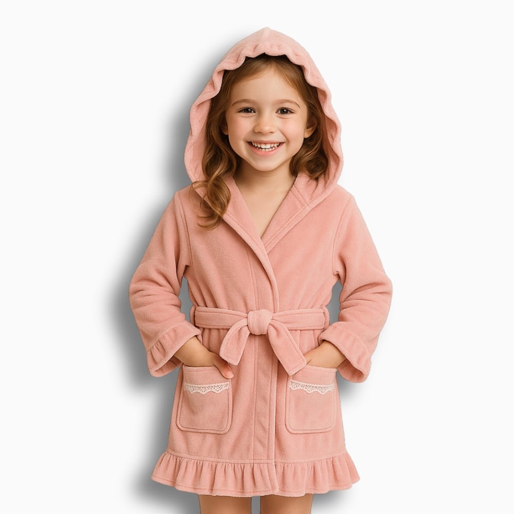 Le Prestige du Peignoir Peignoir Fille Chaud à Capuche